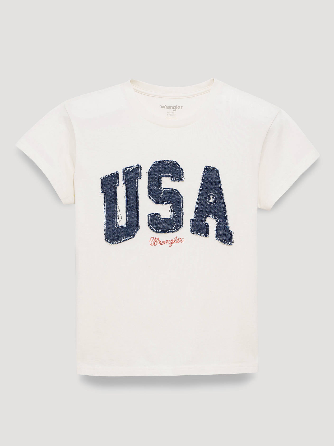 Wrangler Womens Denim USA Retro Regular Graphic Tee