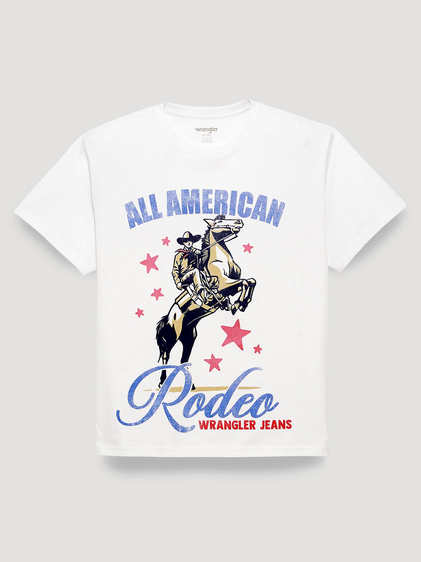 Wrangler Womens All American Rodeo Girlfriend Graphic Tee