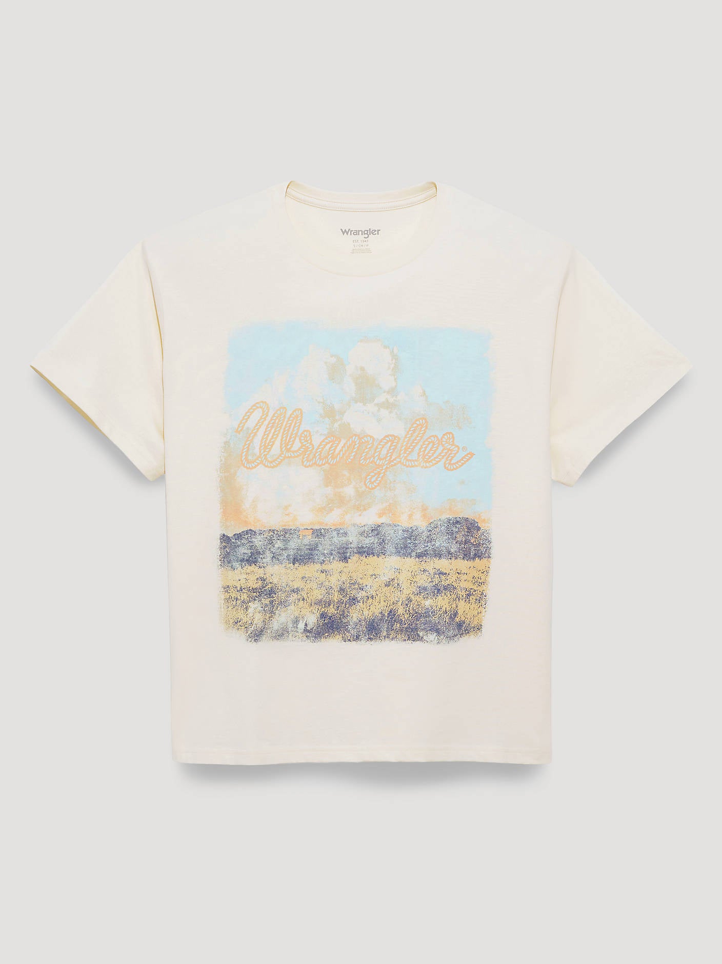 Wrangler Womens Distressed Landscape Tee