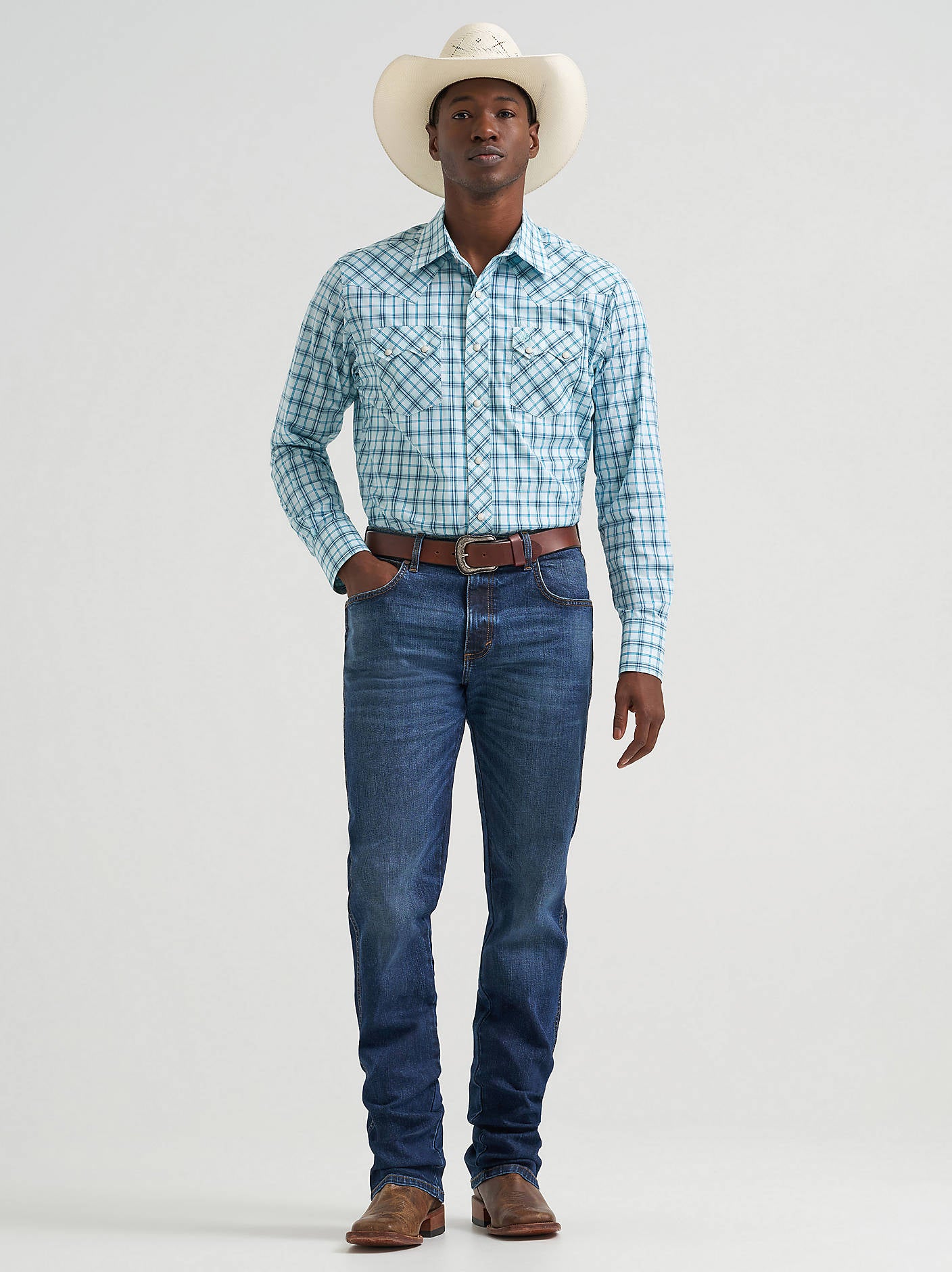Wrangler Mens Retro Slim Straight in Stanton