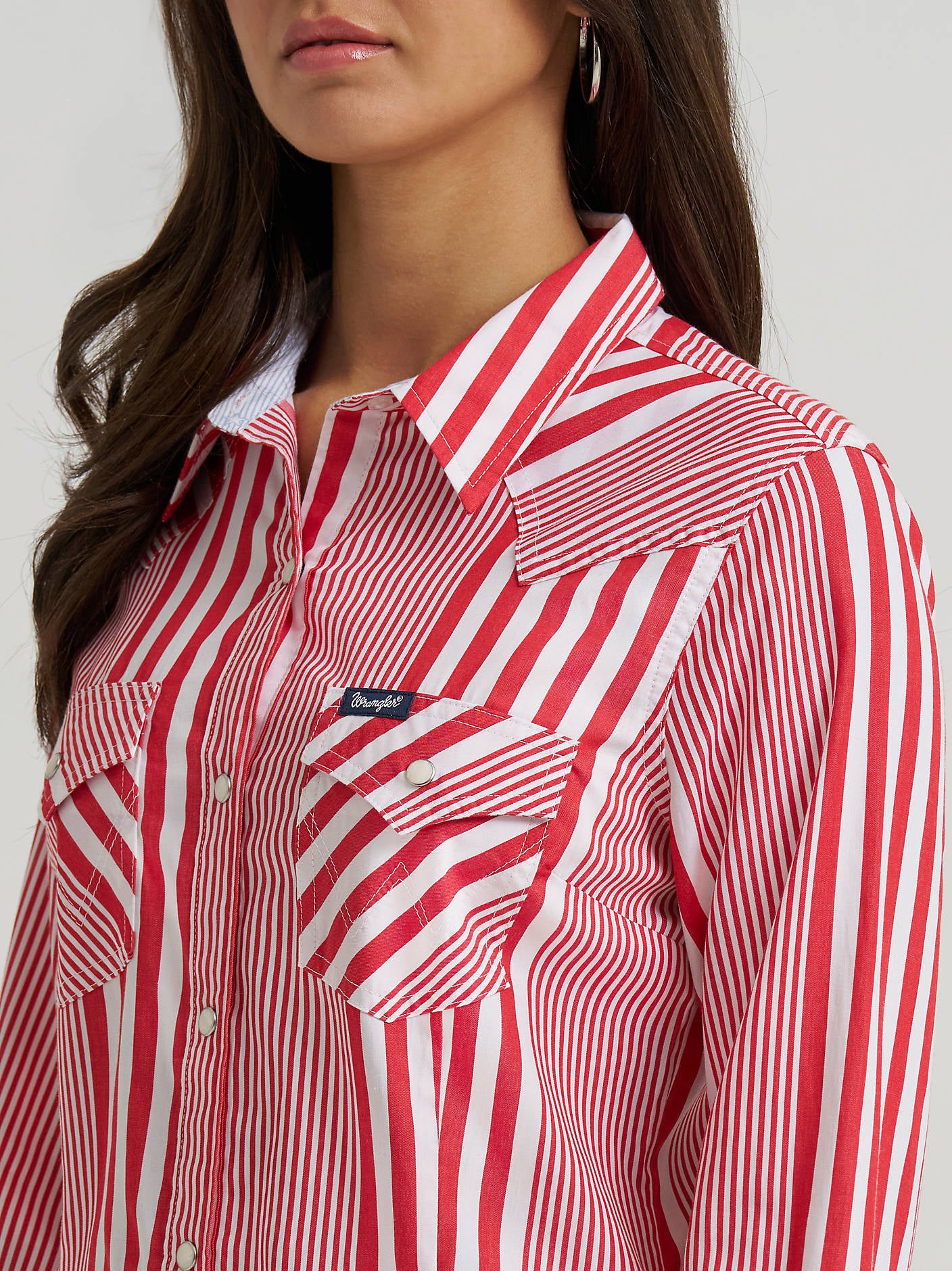 Wrangler Womens Olivia Slim Snap Shirt