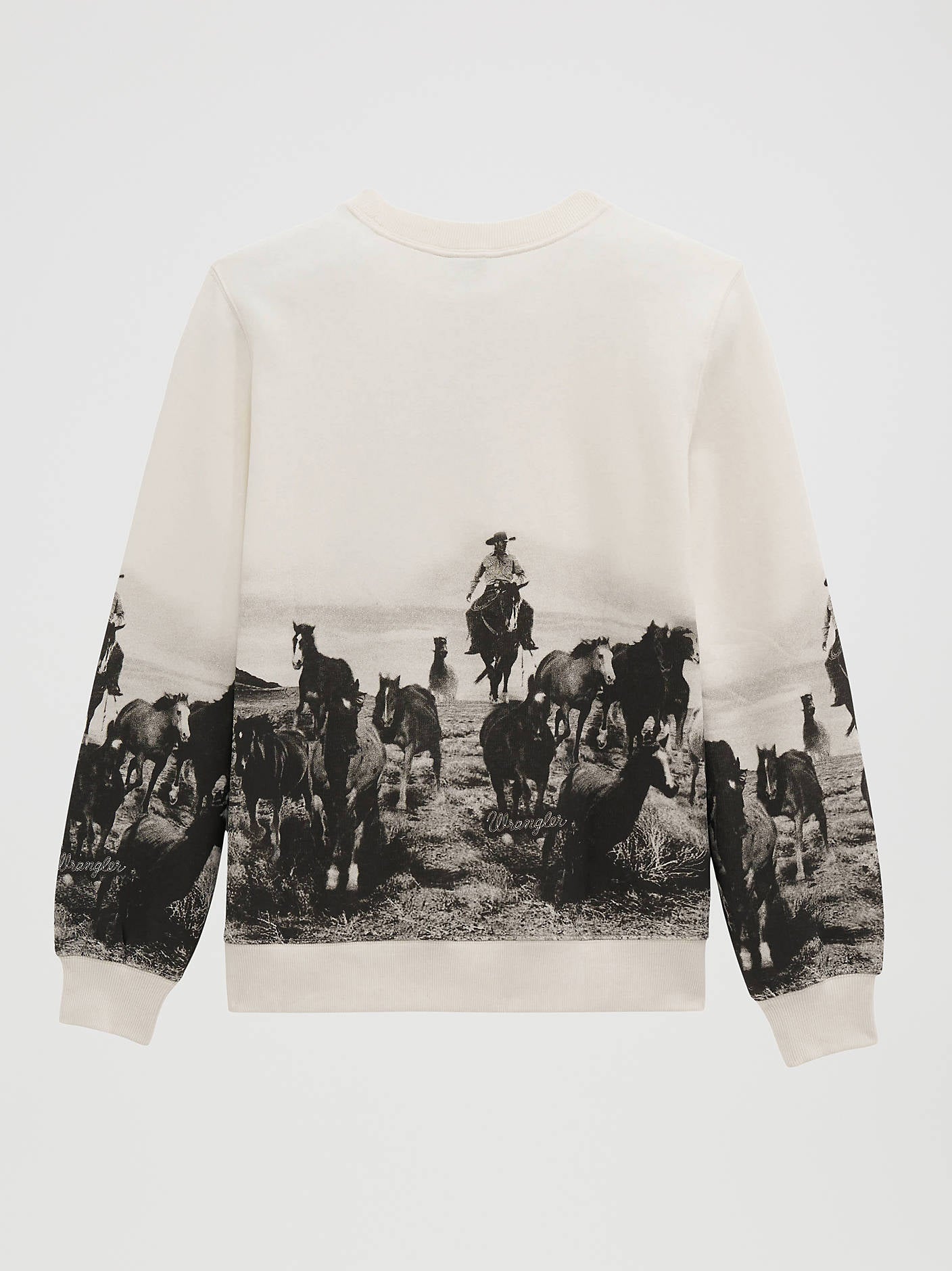 Wrangler Womens Archival Graphic Fleece Pullover