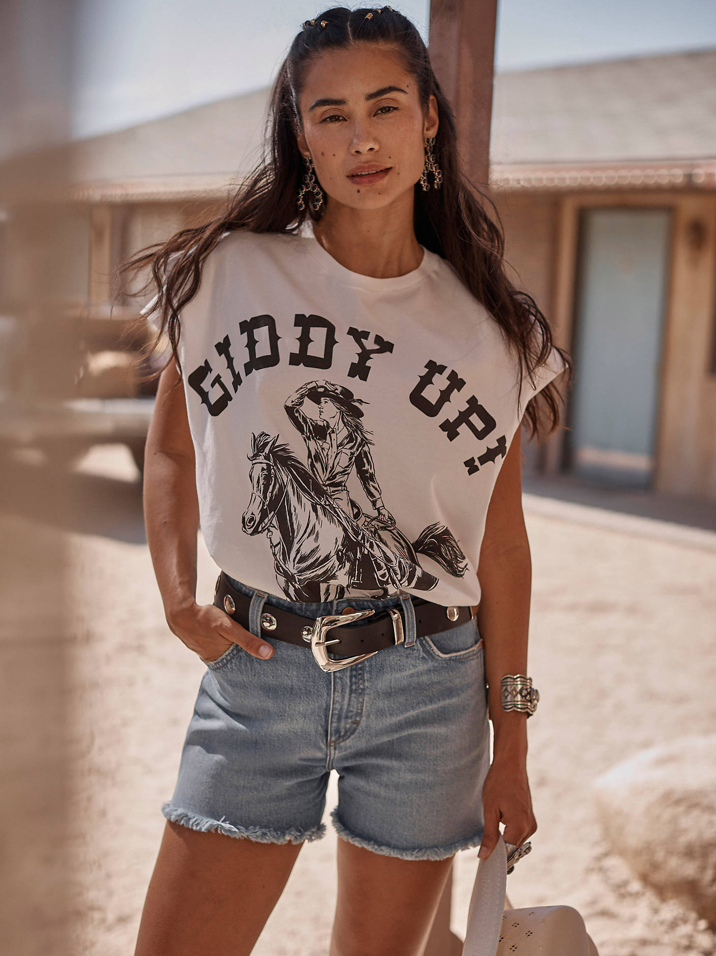 Wrangler Laney Wilson X Giddy Up Tee