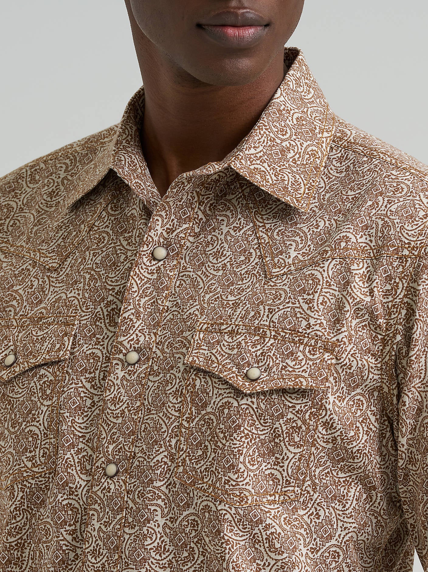 Wrangler Mens Retro Premium Snap Shirt