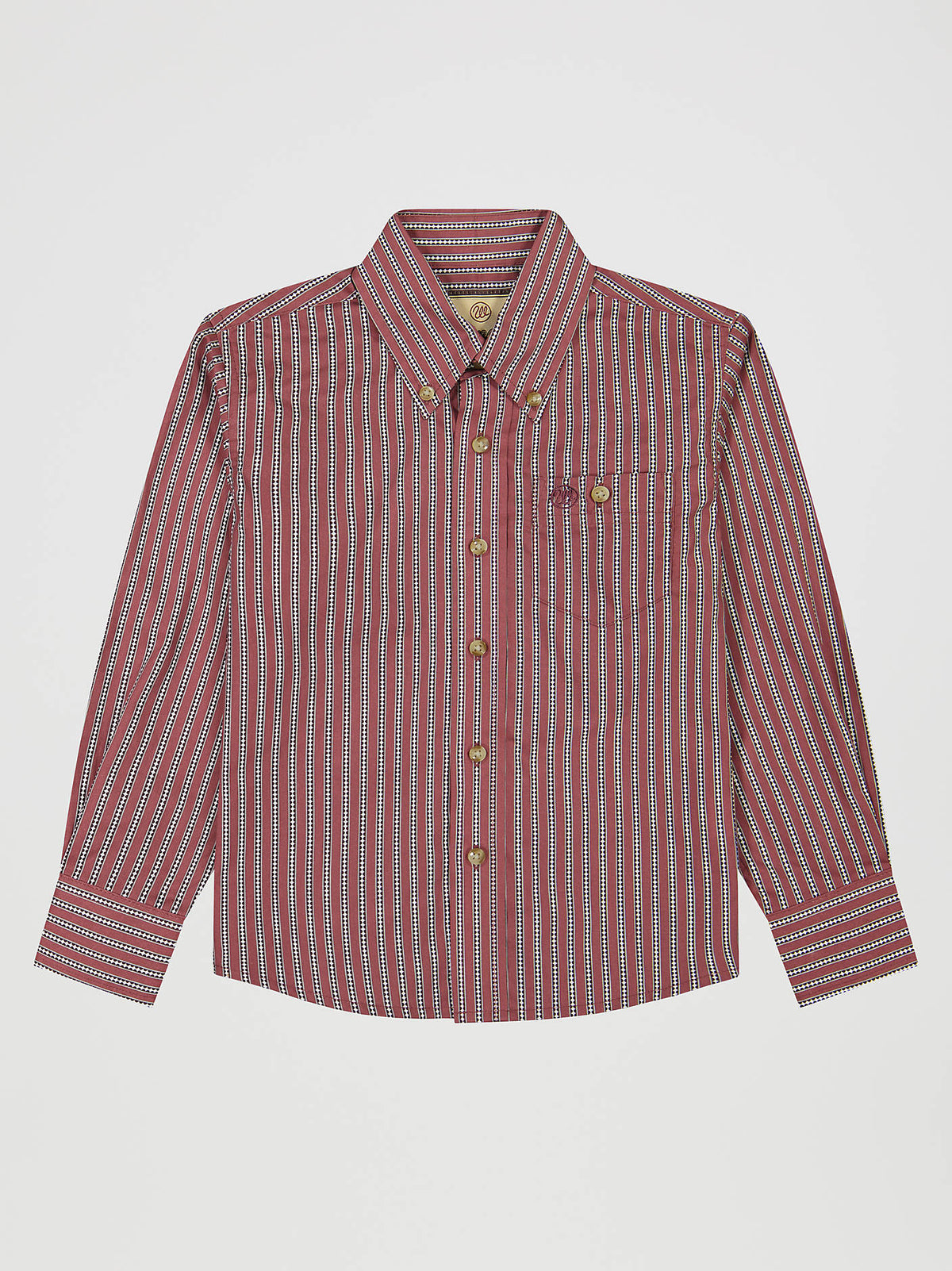 112381632 Wrangler Boys Classic Button Down Print Shirt at boltranchstore.com free shipping kids western shirt in stock