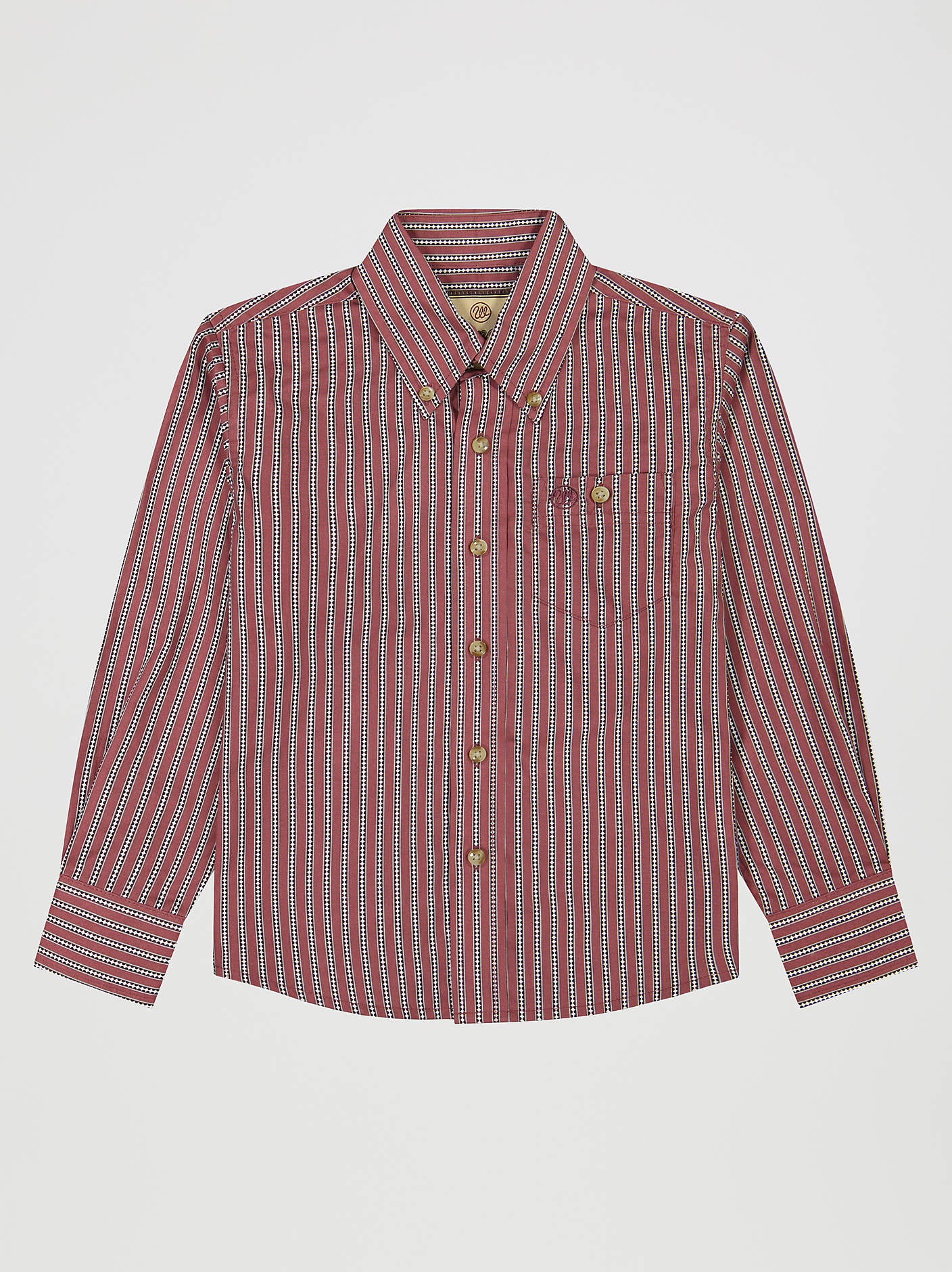 112381632 Wrangler Boys Classic Button Down Print Shirt at boltranchstore.com free shipping kids western shirt in stock