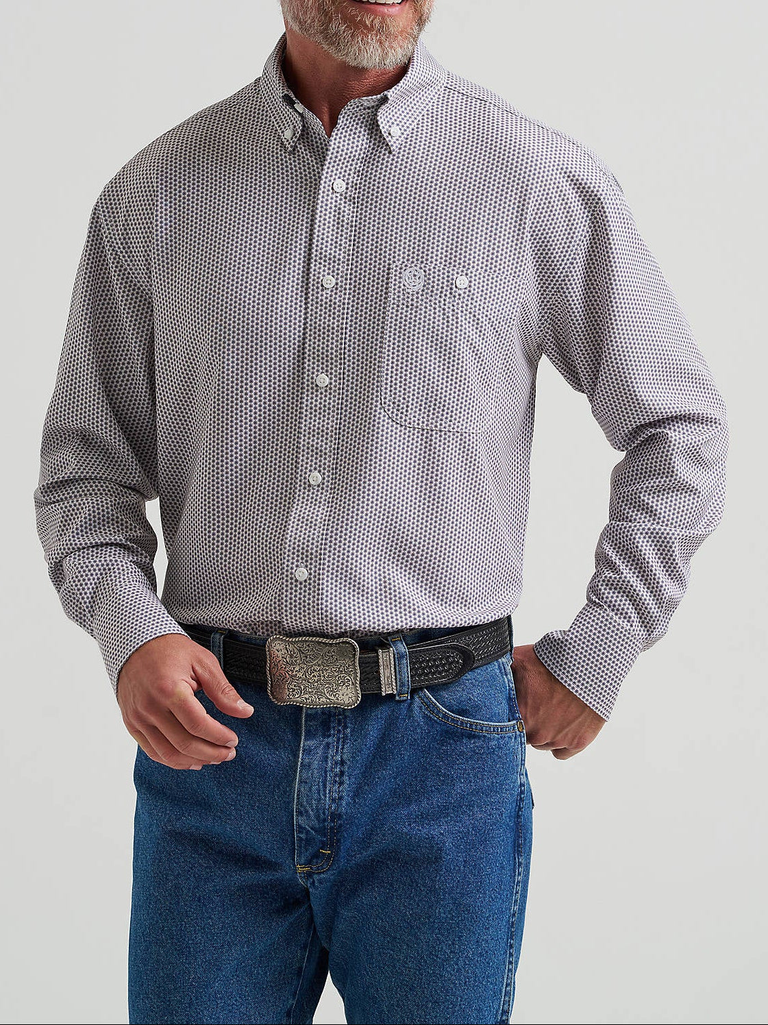 112381964 Wrangler Mens George Strait Performance Button Down Shirt at boltranchstore.com  free shipping mens western shirt in stock rodeo shirt button down shirt