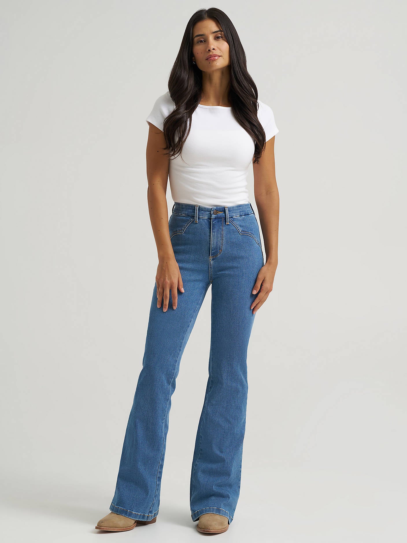 Wrangler Womens Bespoke High Rise Flare Jean