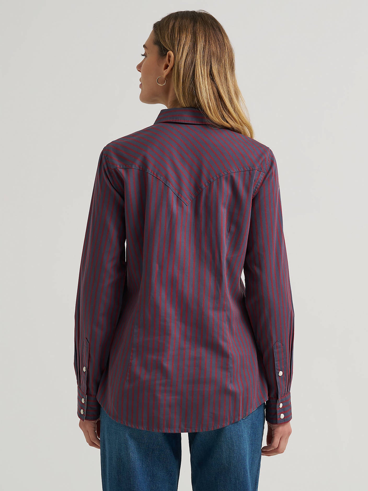 Wrangler Womens Olivia Western Slim Snap Shirt
