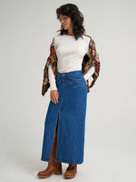 Rodeo womens fashion Utah womens western boutique Wrangler Womens Western Seam Midi Skirt Alison SKU 112382766 Boltranchstore.com free shipping
