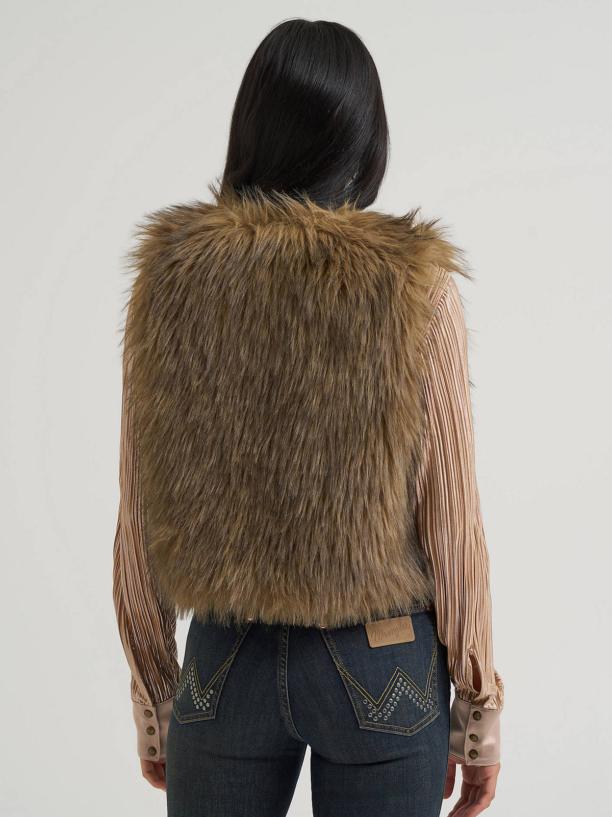 Wrangler Womens X Lainey Wilson Womens Fur Vest