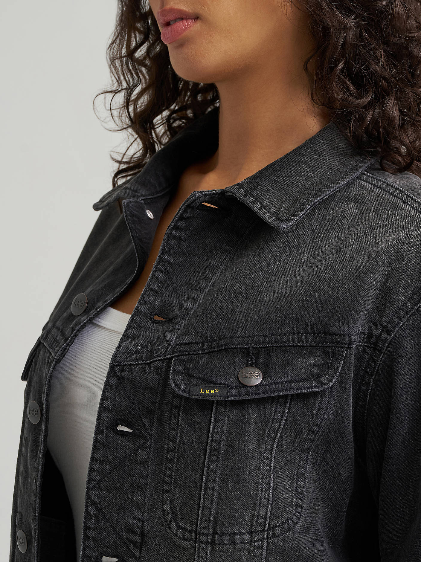 Lee Loose Rider Jacket Mid Surprise LFDM0777 - Womens Western Fashion Style | boltranchstore.com