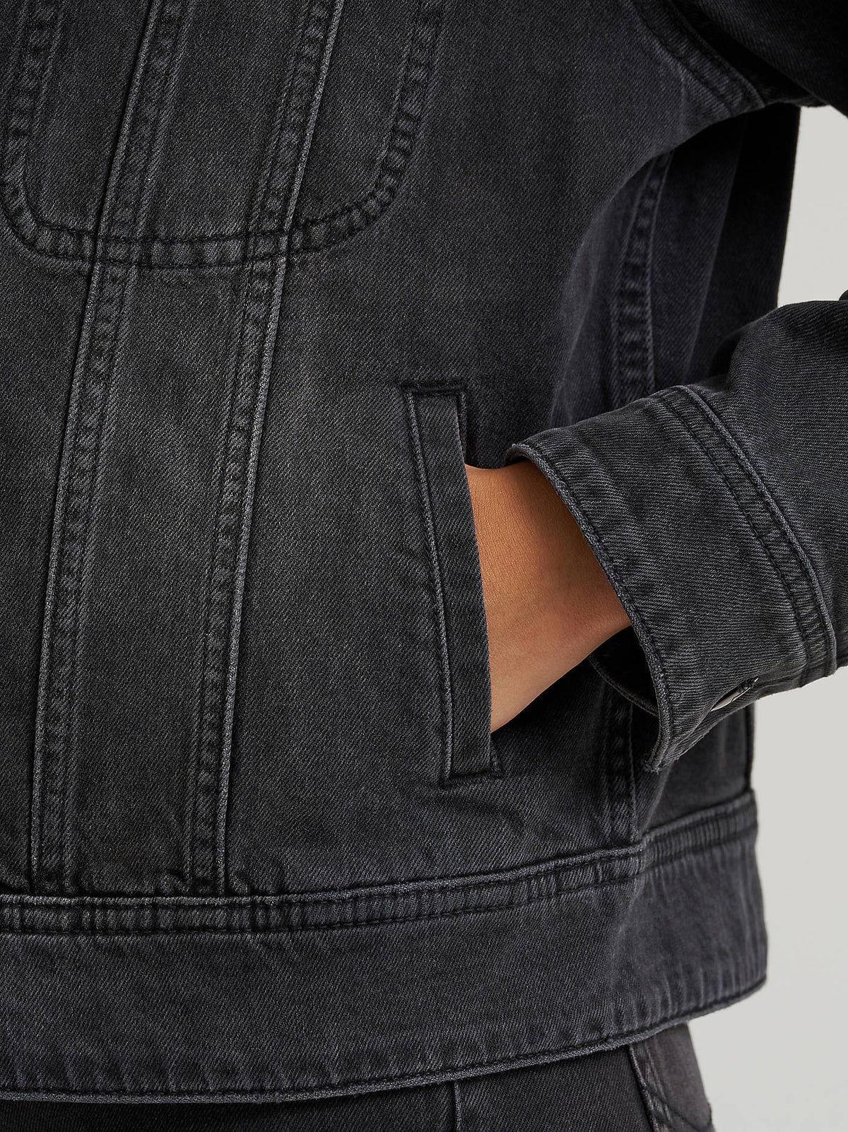 Lee Loose Rider Jacket Mid Surprise LFDM0777 - Womens Western Fashion Style | boltranchstore.com