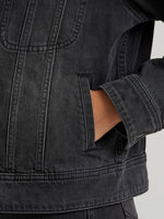 Lee Loose Rider Jacket Mid Surprise LFDM0777 - Womens Western Fashion Style | boltranchstore.com