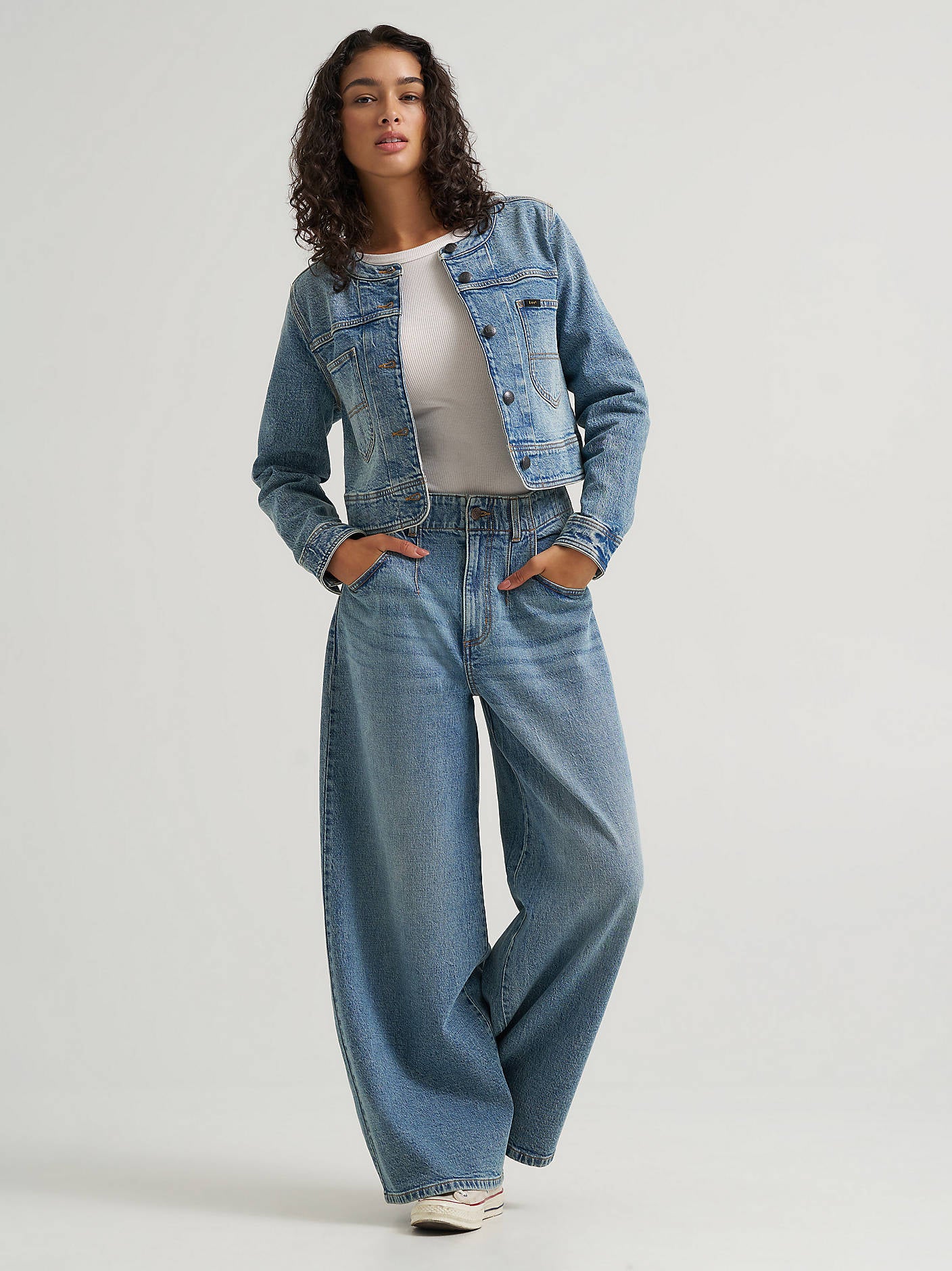 Lee Womens Cropped Chore Jacket
