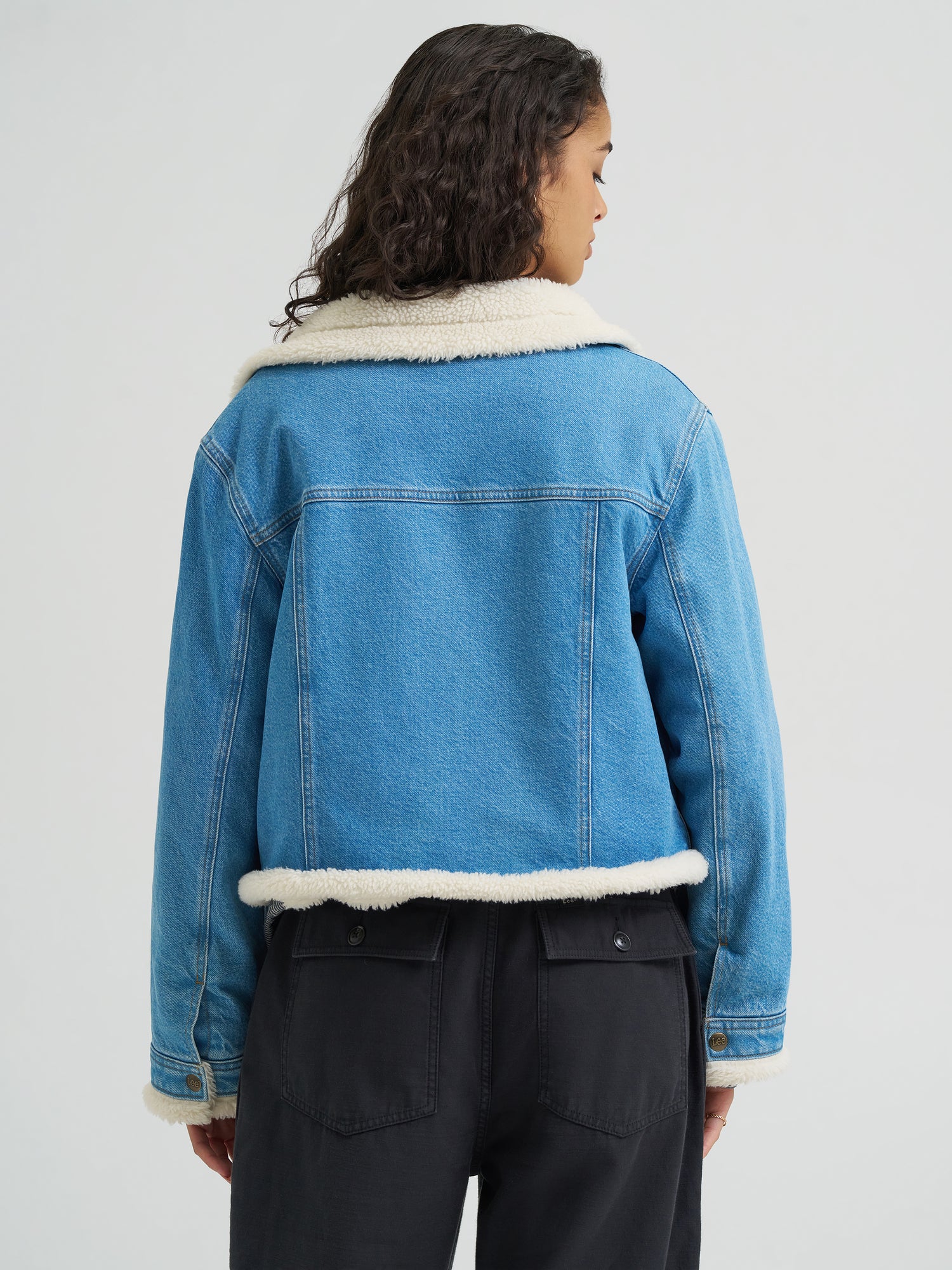 Lee Womens Aviator Denim Jacket