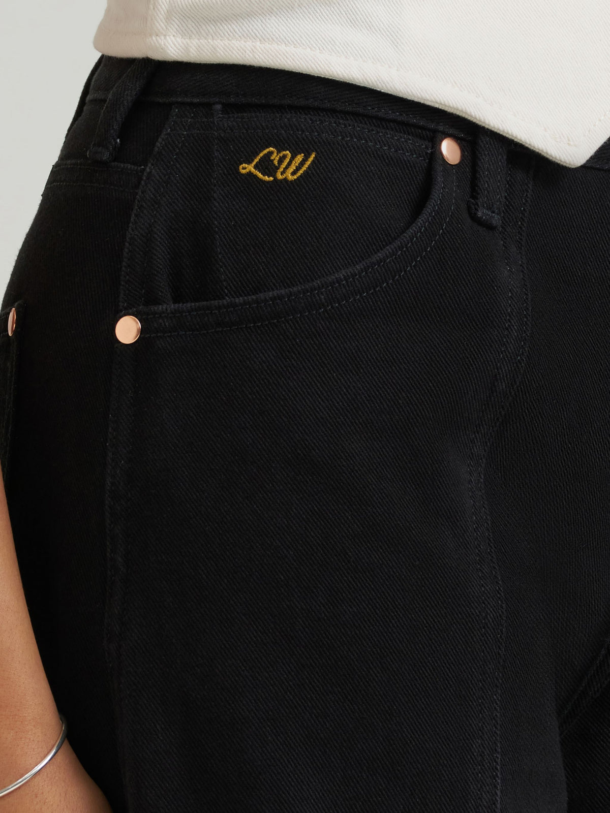 Wrangler X Lainey Wilson Tour Barrel Jean Midnight Lainey Wilson collaboration jean for concerts and the rodeo Kamas Utah