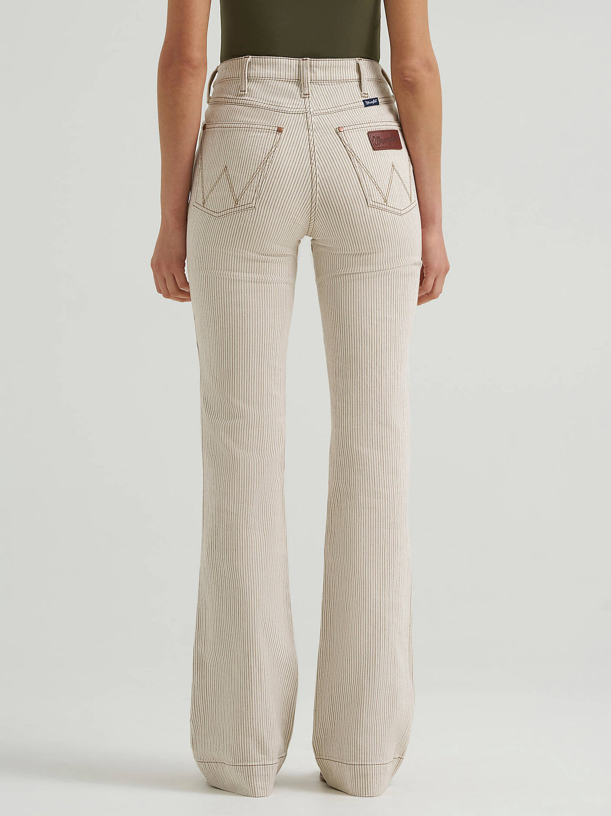Wrangler Womens Retro Bailey Pinstripe Trouser Jean