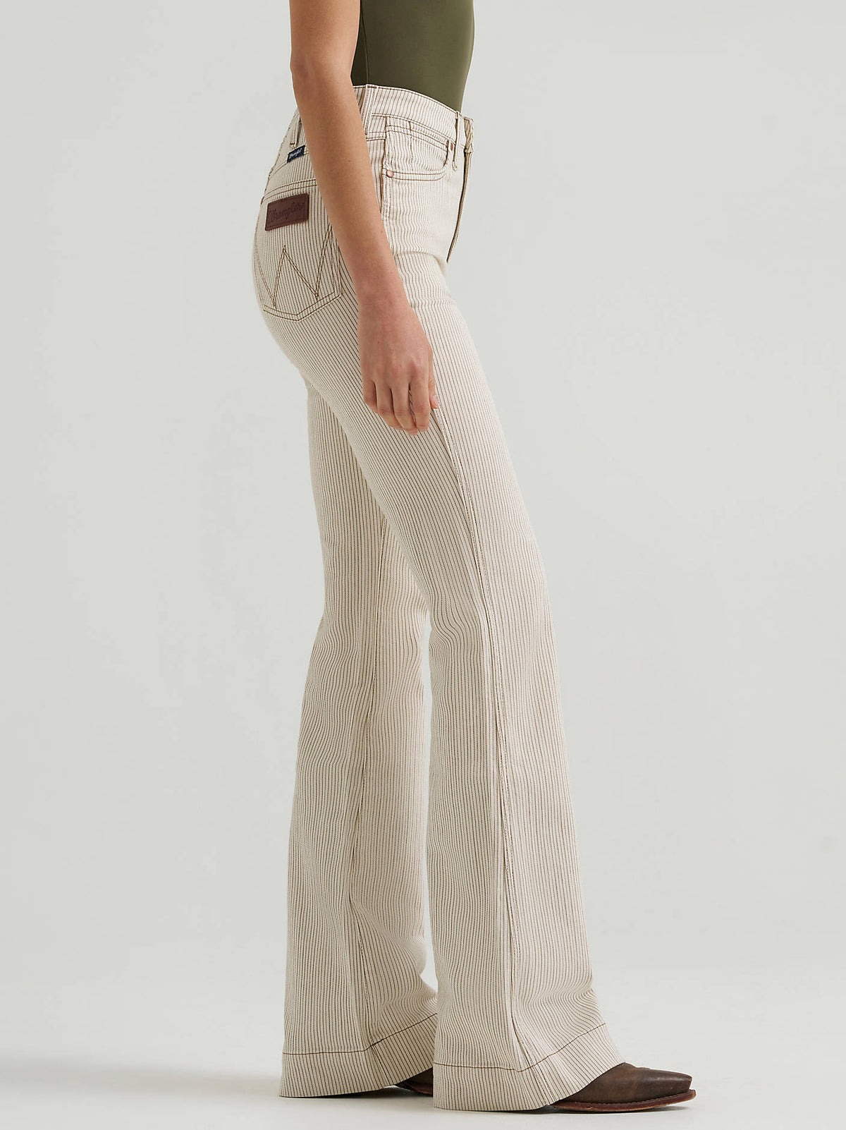Wrangler Womens Retro Bailey Pinstripe Trouser Jean