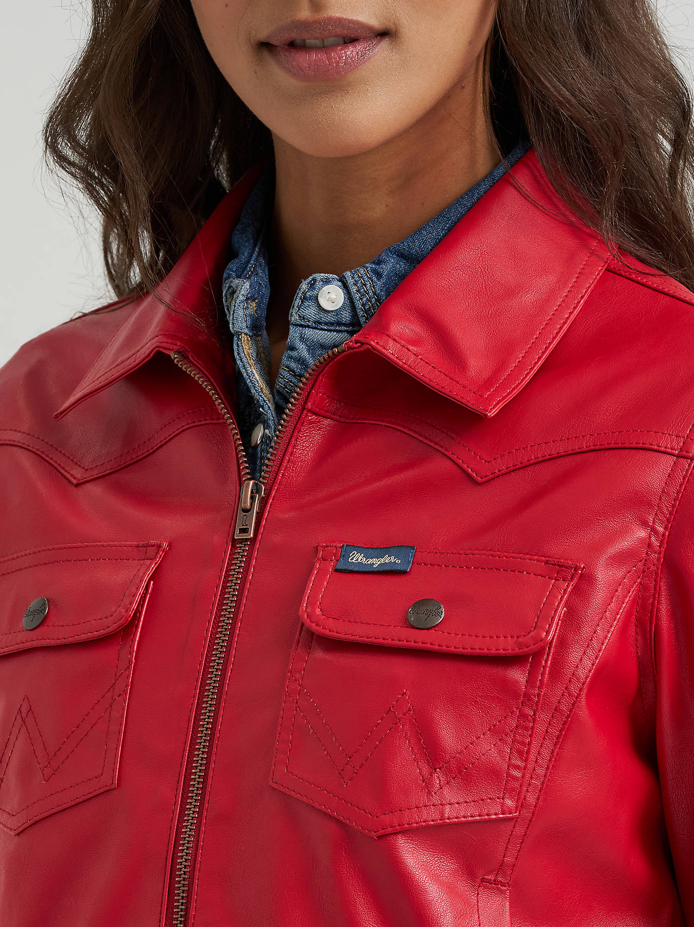 Wrangler Womens Chili Pepper Slim Jacket