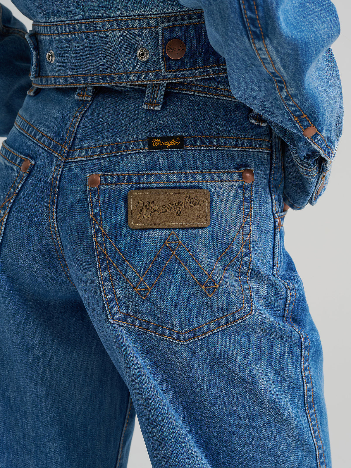 Womens western clothing Utah boutique fashion Wrangler Womens Super Barrel Jean Cowboy Fade SKU 112386069 Boltranchstore.com free shipping