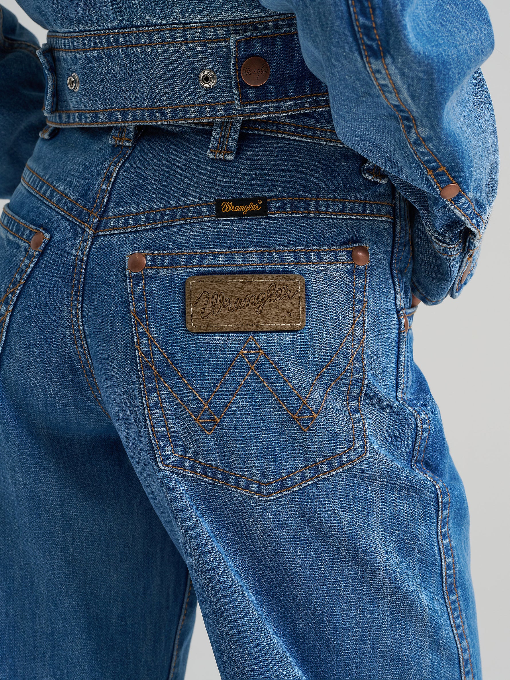Womens western clothing Utah boutique fashion Wrangler Womens Super Barrel Jean Cowboy Fade SKU 112386069 Boltranchstore.com free shipping