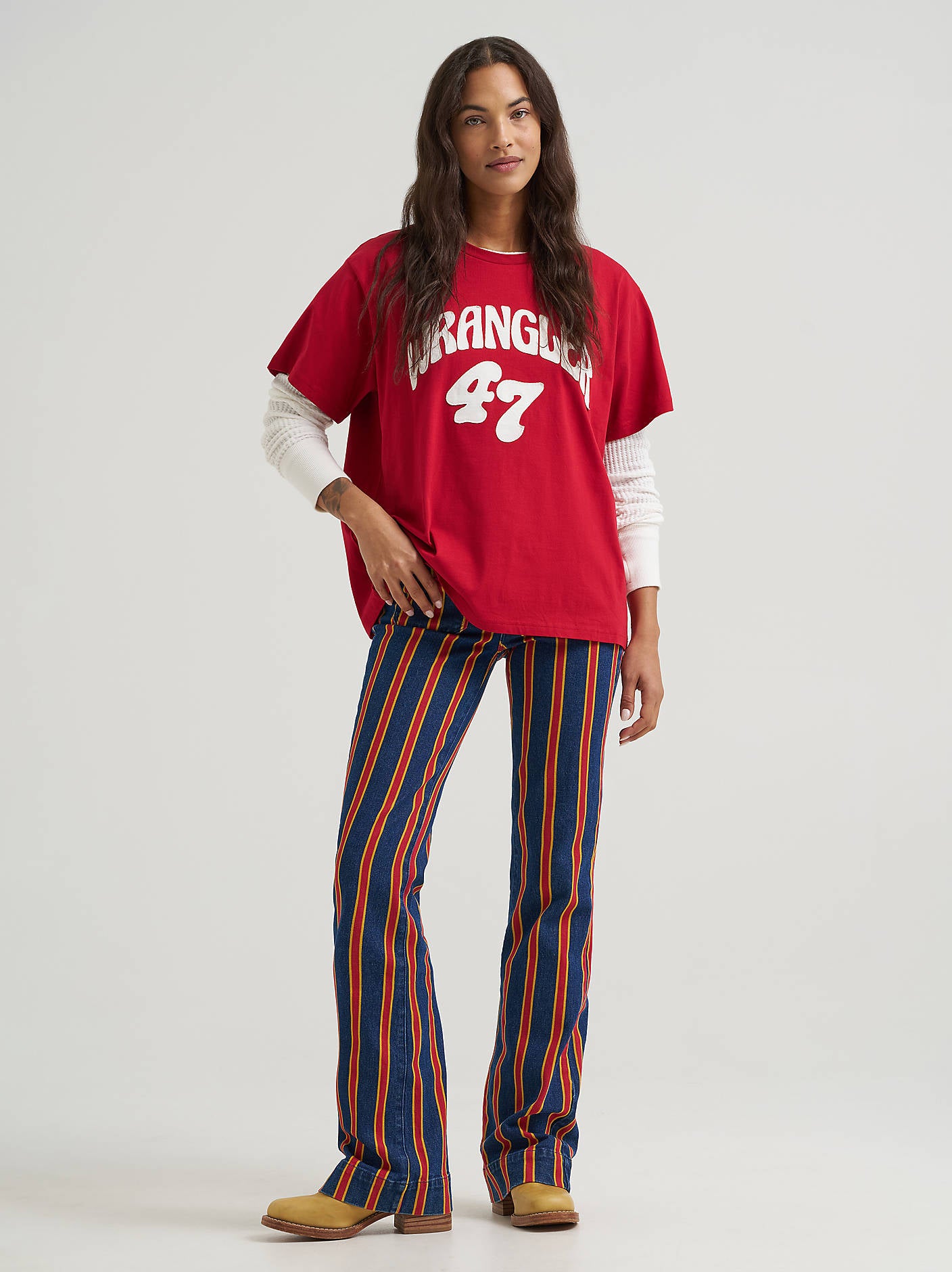 Wrangler Womens Bubble Girlfriend Graphic Tee