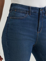 Wrangler Womens BESPOKE High Rise Trouser Jean Brooklyn front scoop pocket with copper rivets and belt loops Utah western boutique