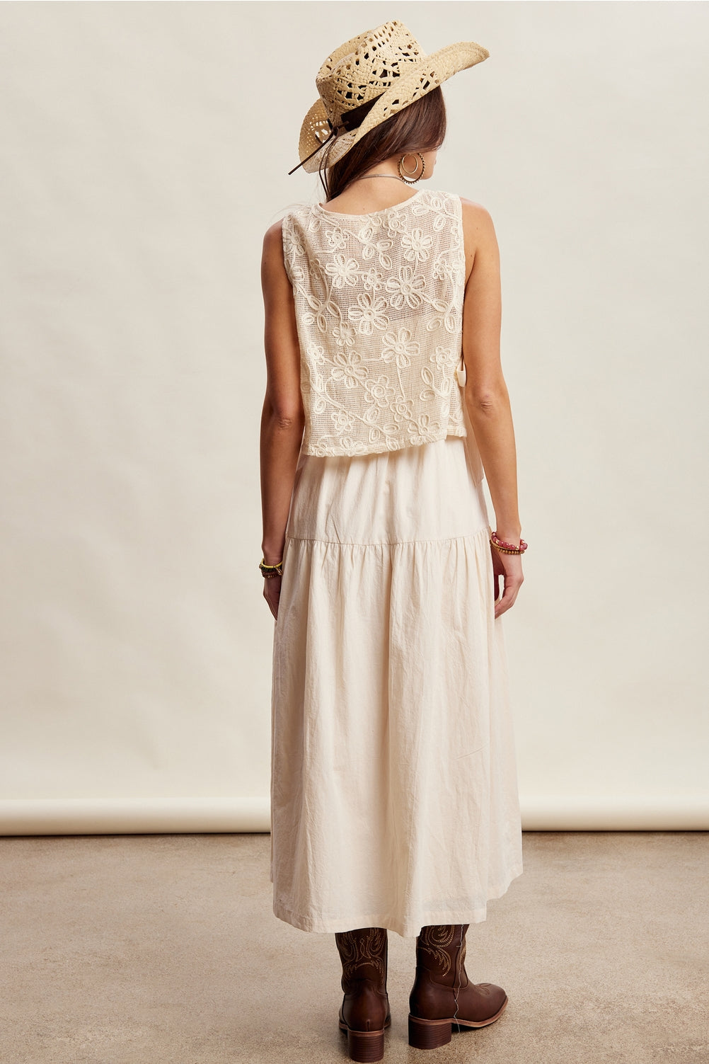 Ella Lace Vest Dress