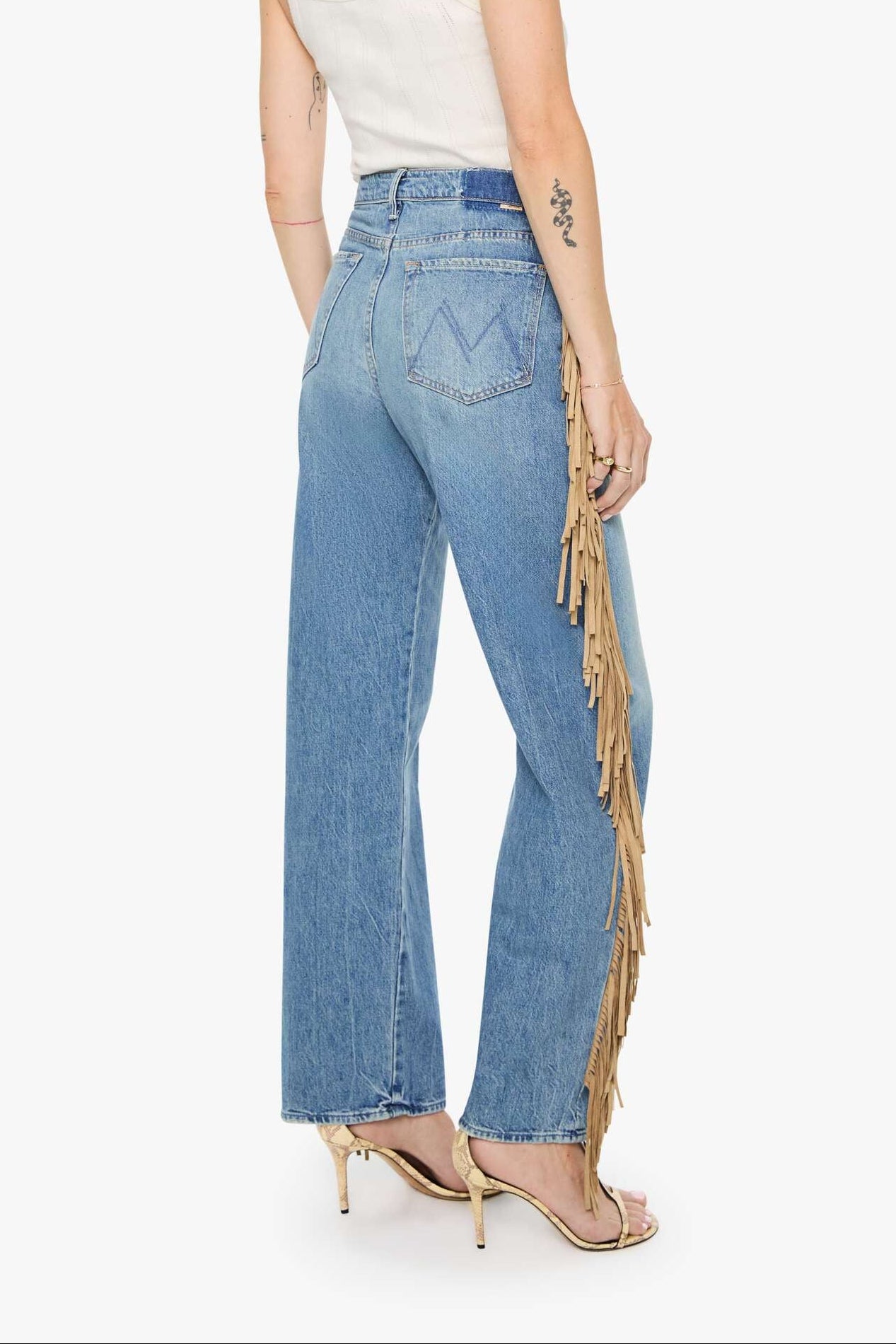 Mother The Fringe Half Pipe Button Sneak