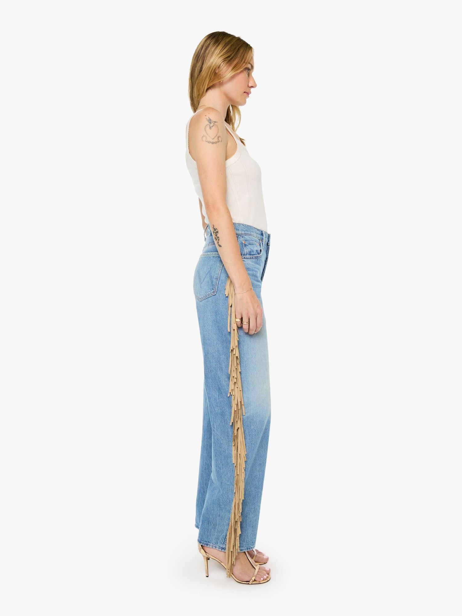 Mother The Fringe Half Pipe Button Sneak