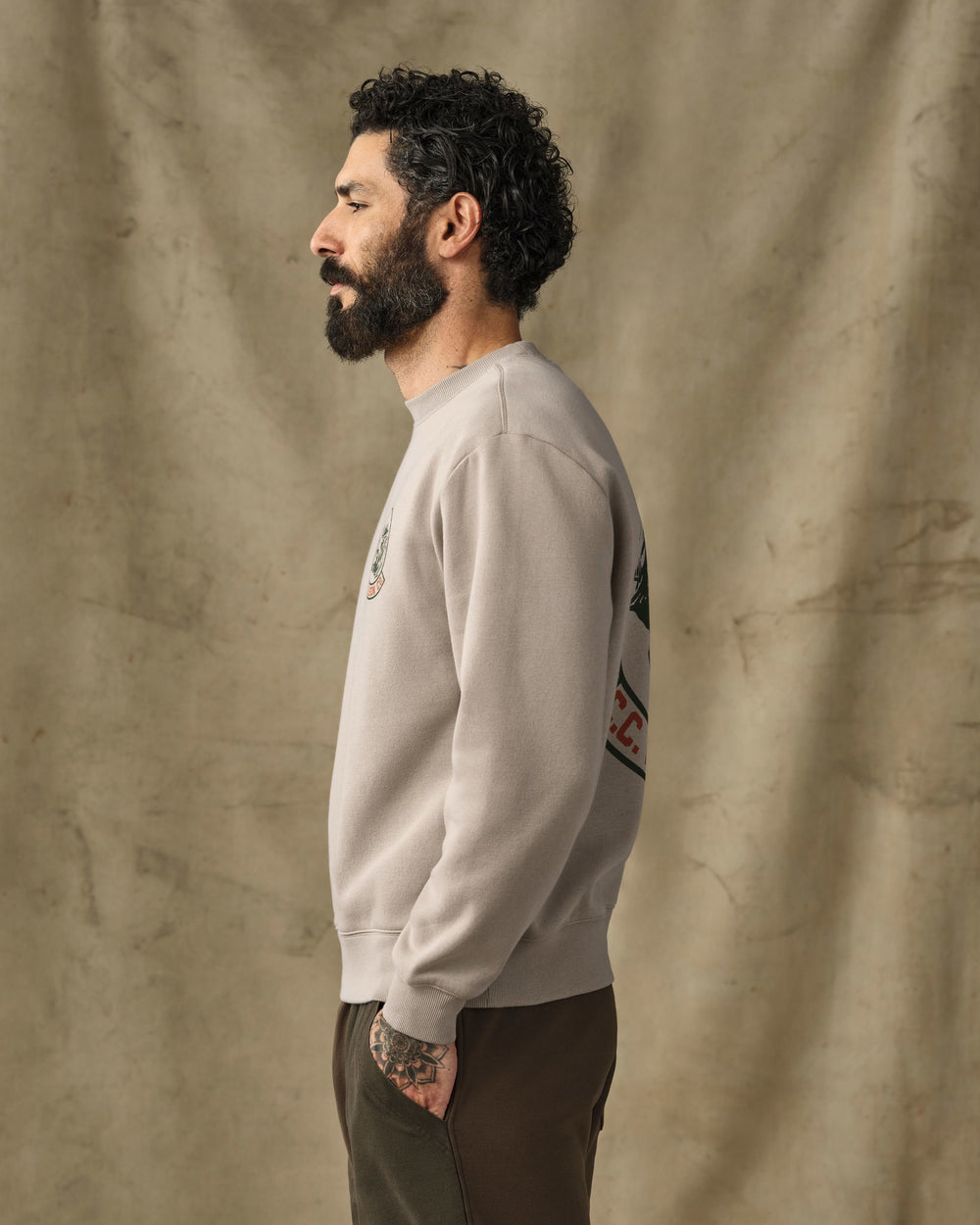 Filson Bear Graphic Crewneck Sweatshirt