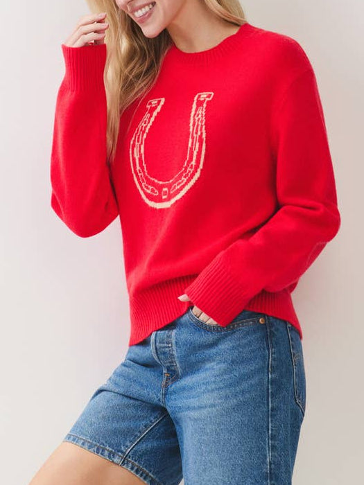 Hanna Horseshoe Knit Sweater