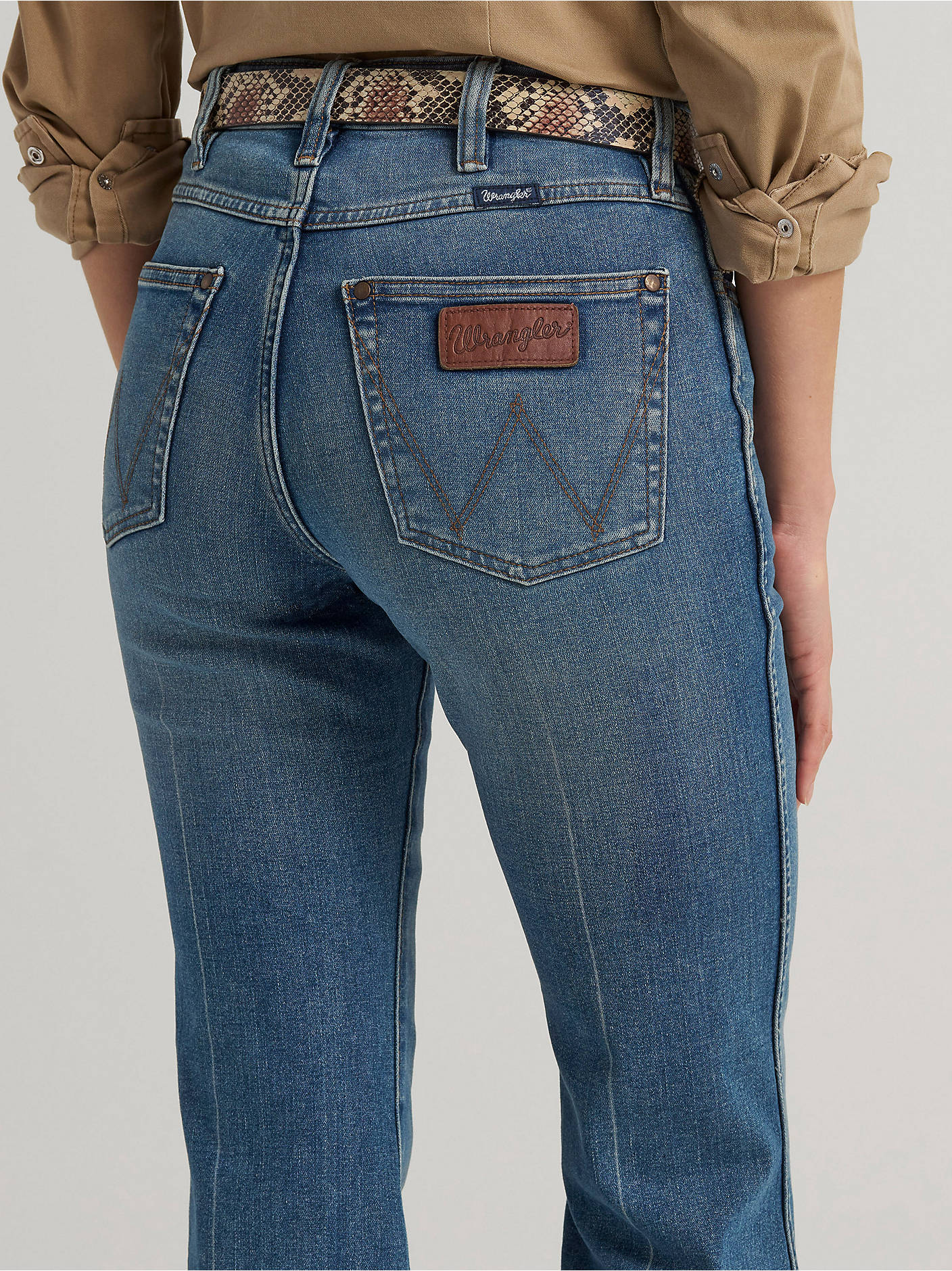 Utah womens fashion western boutique Wrangler Womens Retro Bailey High Rise Trouser Jean Shelby SKU 11MPESY