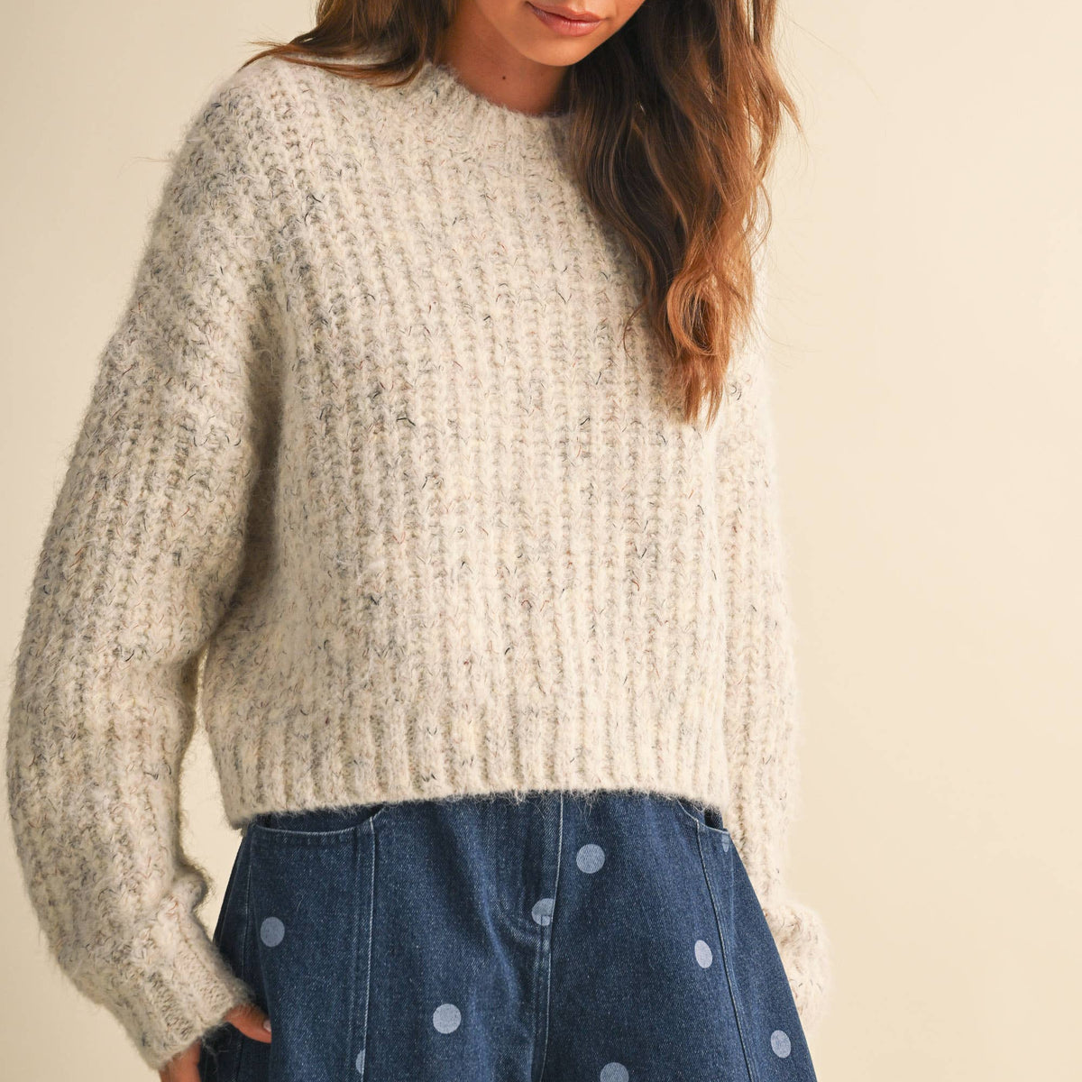 Libby Chunky Cropped Sweater