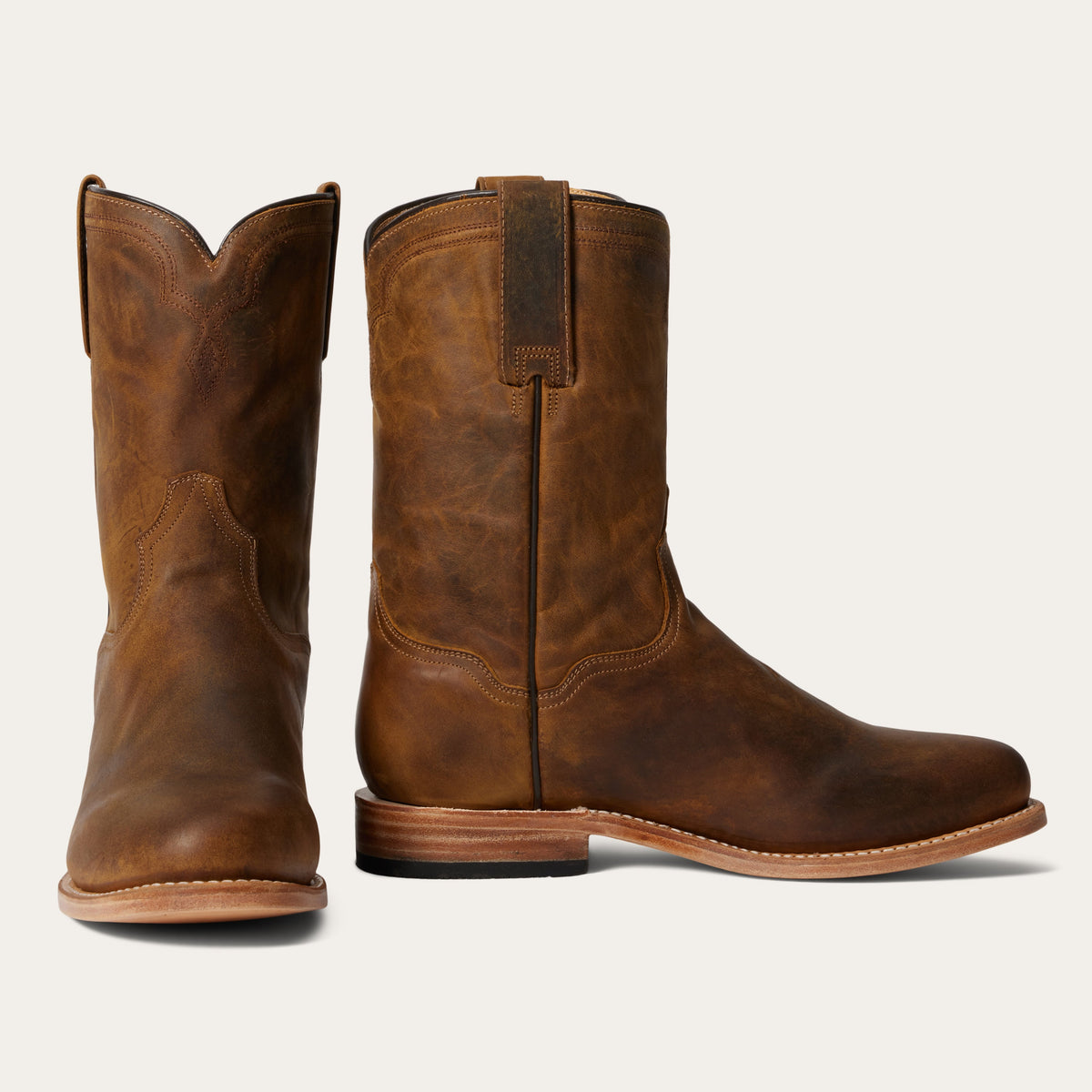Stetson Mens Puncher Boots 12-020-7605-3838-BR work boot Bolt ranch store Stetson Mens Puncher Boots in stock mens western boot round toe 
