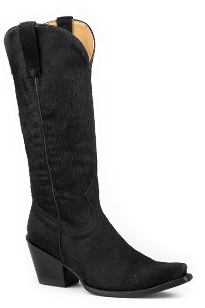 Stetson Womens Mae Black Hide Boots