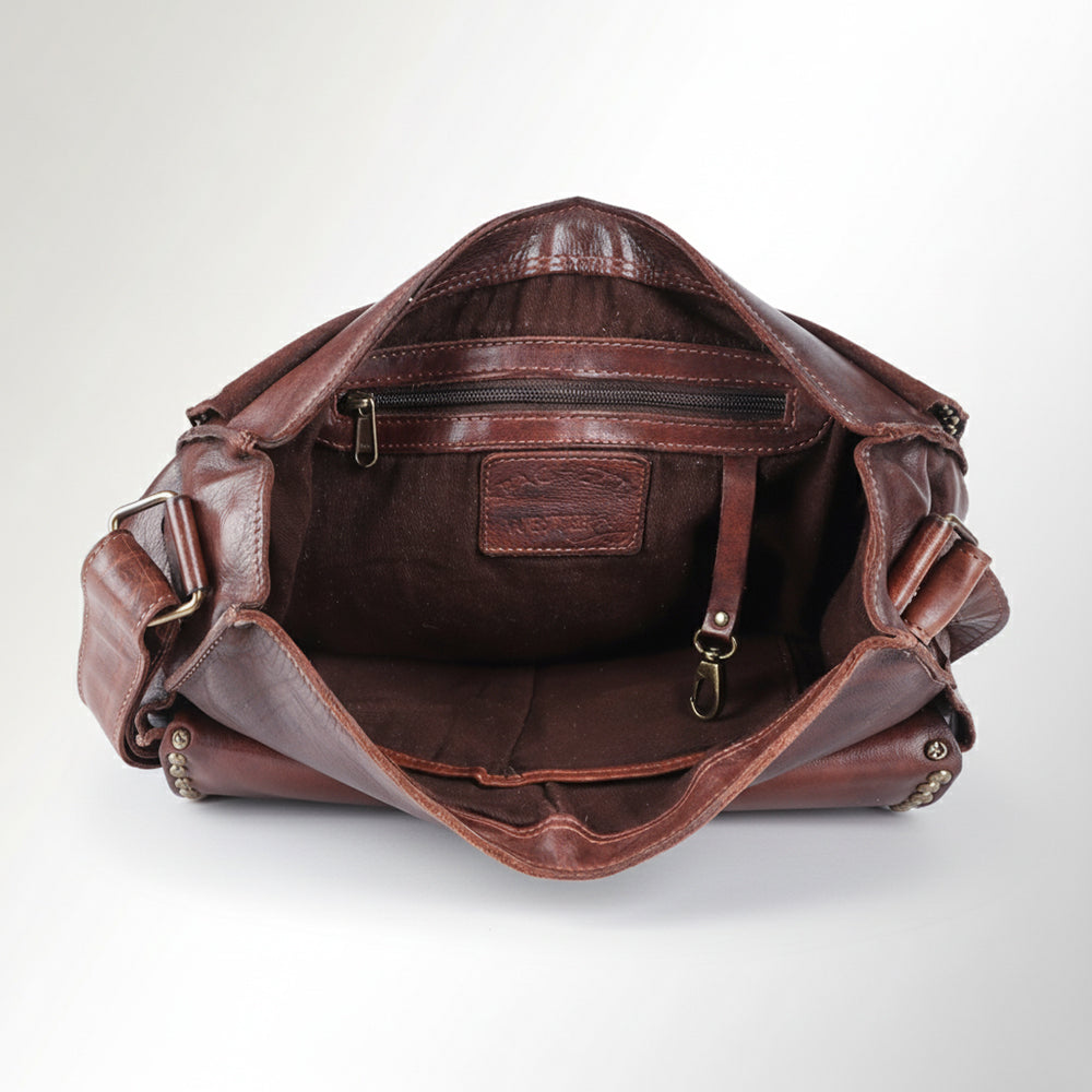 American Darling Vintage Inspired Studded Crossbody well compartmentalized interior with multiple sections Kamas Utah