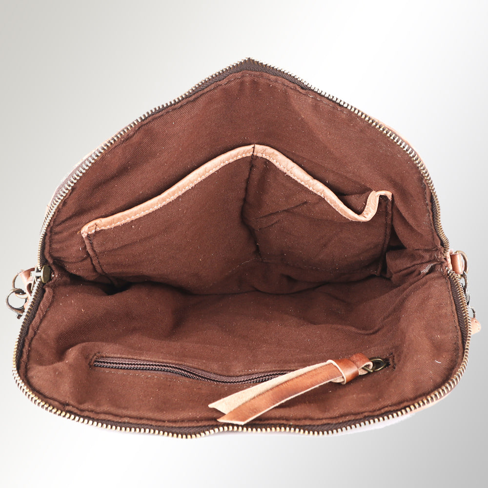 American Darling Crossbody Genuine Leather women bag western Bag open interior with room for daily essentials rodeo