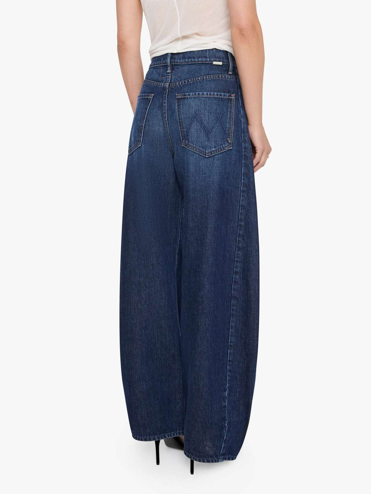 Mother Denim SNACKS The Spoonful Nerdy Fresh Squeezed inset panel along the outer seam with a 30 inch inseam and clean hem cowgirl style