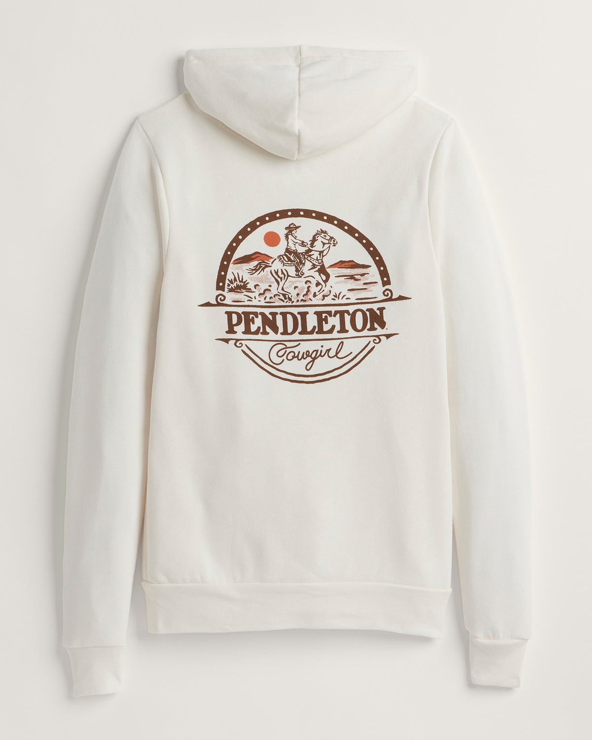 Pendleton Womens Cowgirl Graphic Zip Hoodie