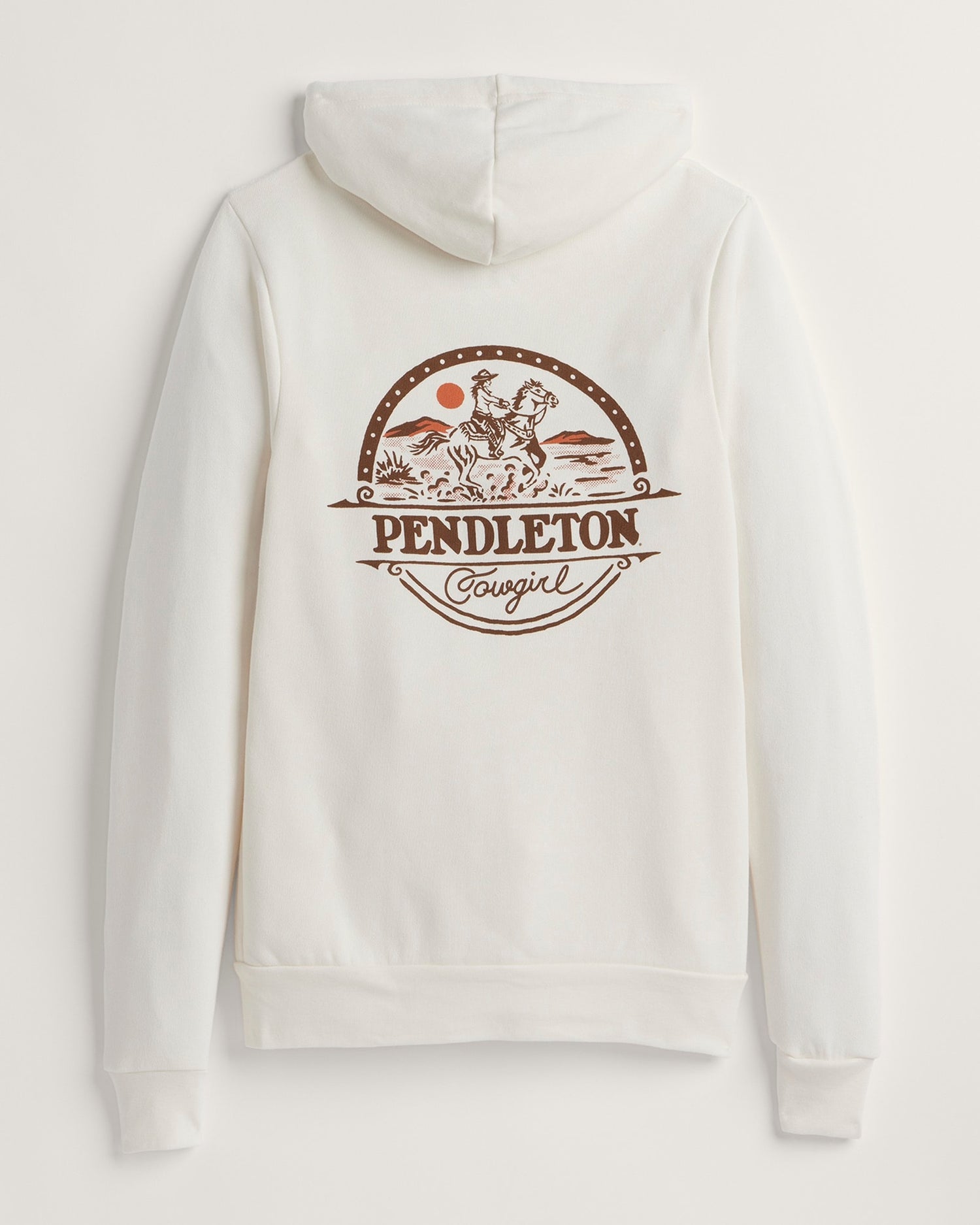 Pendleton Womens Cowgirl Graphic Zip Hoodie