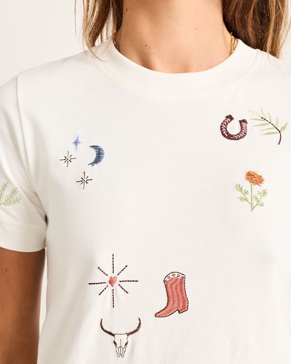 Pendleton Womens Short Sleeve Deschutes Charm Tee