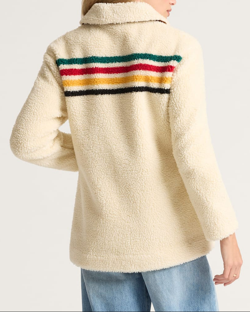 Pendleton Womens Glacier Sunset Sherpa Fleece Jacket