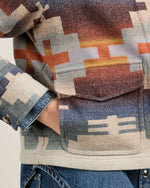 Womens western outerwear Utah Pendleton Womens Dakota Western Jacket Shiprock Blue Mix TF687 Boltranchstore.com free shipping