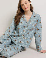 Pendleton Womens Cowboy Print Flannel Pajama Set cozy pajama set for off duty evenings and holiday gifting from Park City
