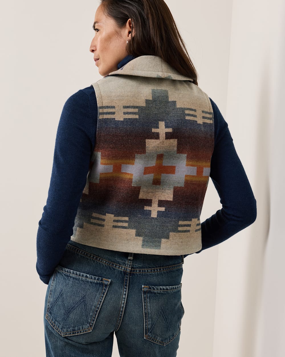 Pendleton Womens Dakota Western Wool Vest