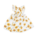 Kids western boutique Utah baby western fashion Baby Sunflower Pinafore and Bloomer 1457F26BSF Boltranchstore.com free shipping
