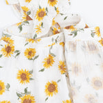 Baby western fashion ranch kids Utah western clothing Baby Sunflower Pinafore and Bloomer 1457F26BSF Boltranchstore.com free shipping
