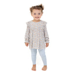 Western baby clothing kids western boutique Utah Hazel Floral Ruffle Tunic with Legging 1463RF26HFL Hazel Floral Ruffle Tunic with Legging